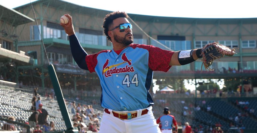 Leonardo Bernal está jugando su quinta temporada en ligas menores con los Cardenales. Foto: Cortesía/Springfield