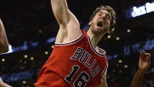 95-102. Pau Gasol volvió a poner a los Bulls en el camino del triunfo