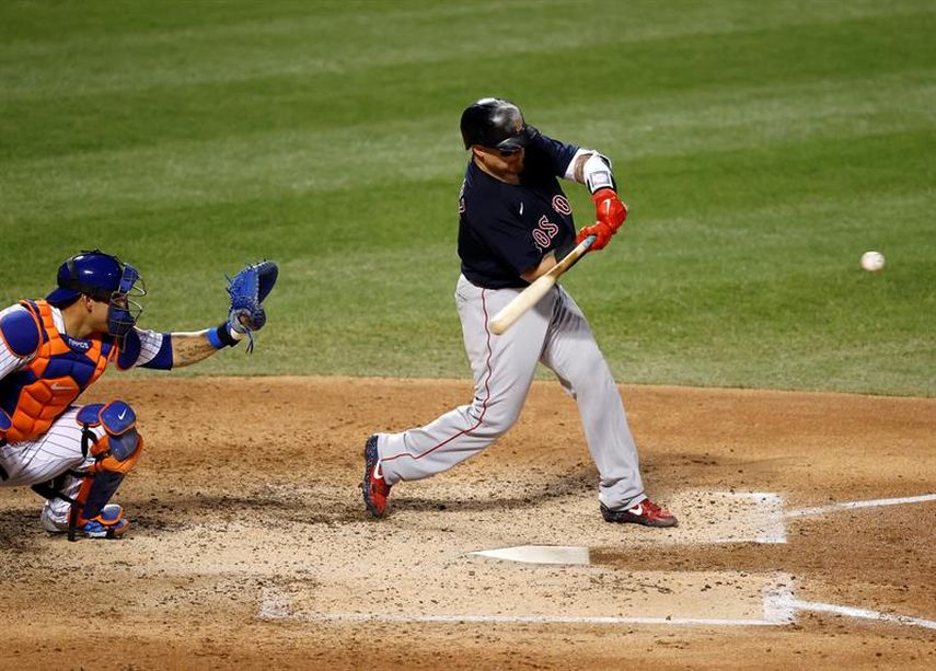 1-0. El puertorriqueño Christian Vázquez construye el triunfo de los Medias Rojas sobre los Mets