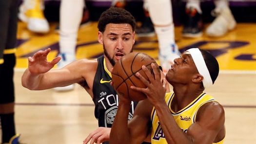 Rondo se fractura el pulgar en el entrenamiento de los Lakers