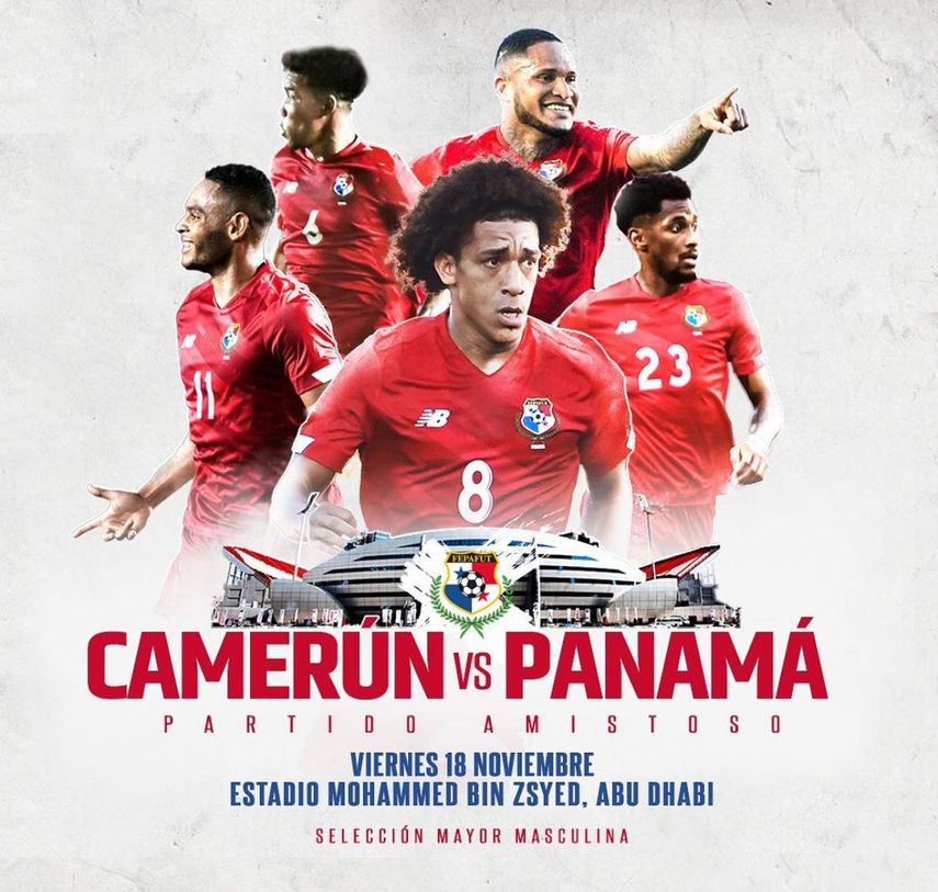 Panamá enfrentará a Camerún en noviembre