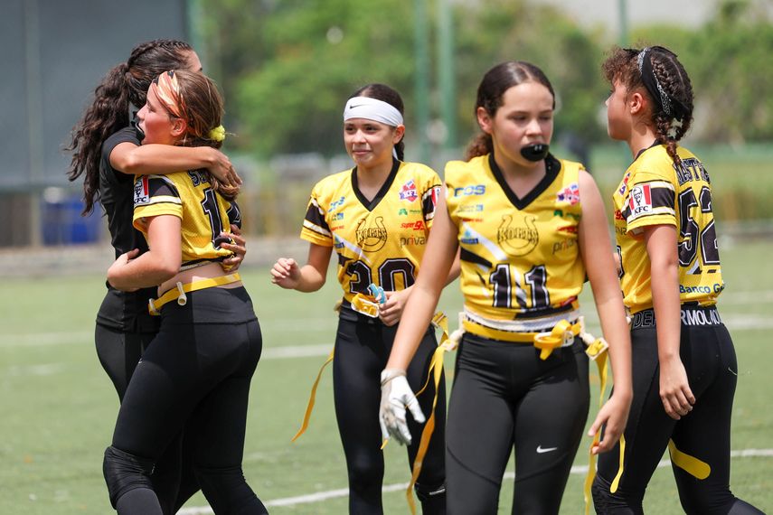 Kolts y Owls siguen invictas y en la cima de la KFL U13 Mini Flag Football