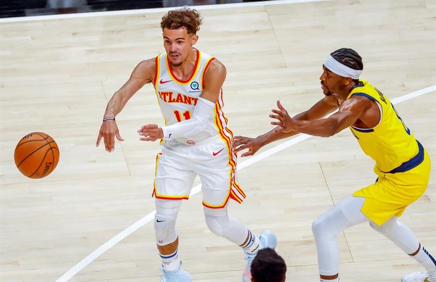 129-117. Ante los Pacers, Young y Capela ponen de nuevo a los Hawks en el camino ganador