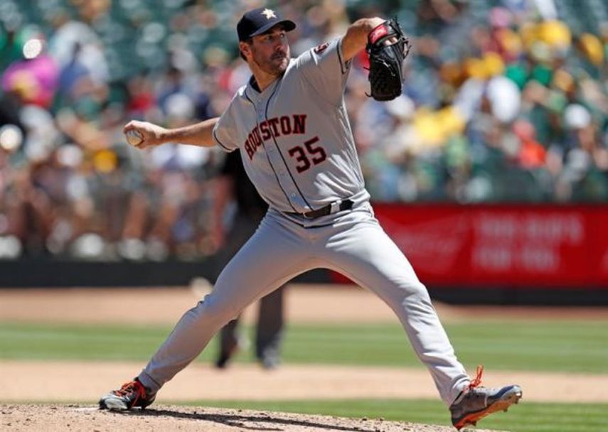 3-7. Verlander y el bateo latino dan a los Astros el octavo triunfo consecutivo