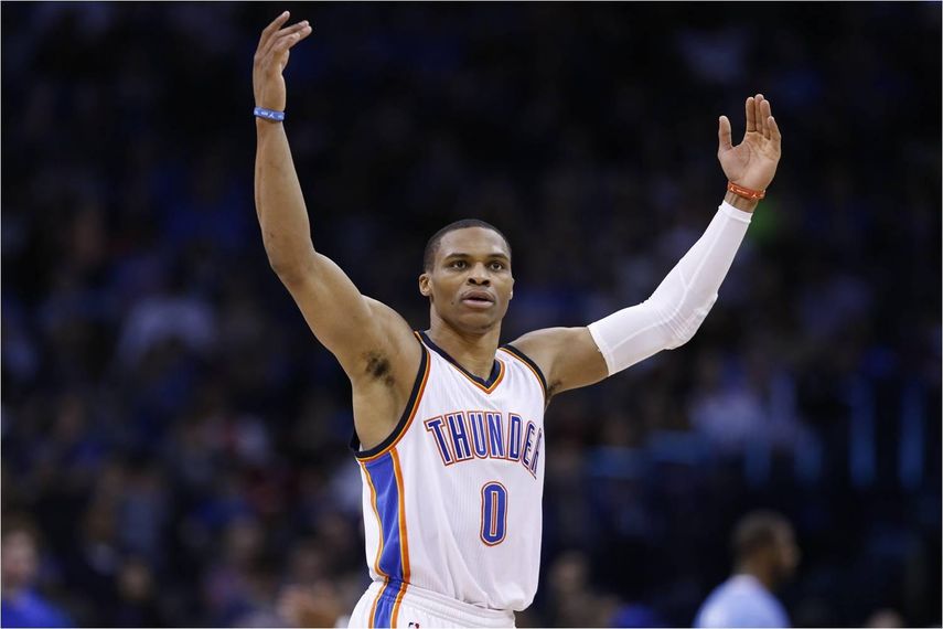 105-92. Westbrook logra un triple-doble en el triunfo de los Thunder sobre los Pacers