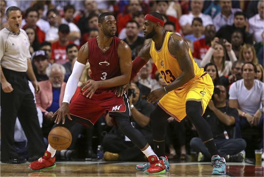 101-91. Wade y Heat superaron a Cavaliers en la vuelta de James a Miami