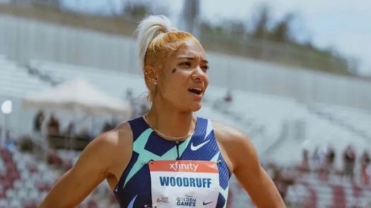 Gianna Woodruff compite hoy en Diamond League