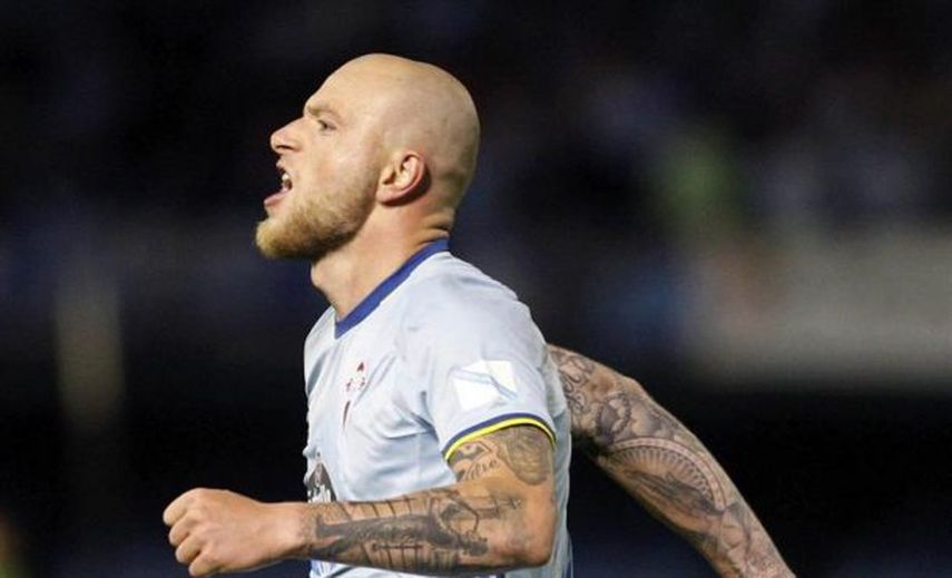Guidetti vuelve al grupo tras la contusión del viernes contra el Leganés