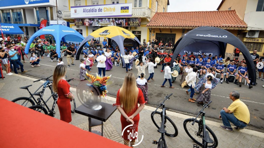 Ceremonia inaugural y presentación de los equipos del Tour de Panama 2022. Foto: FEPACI