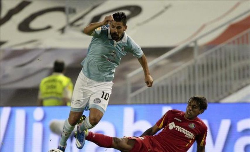 Nolito se retira antes de tiempo del entrenamiento
