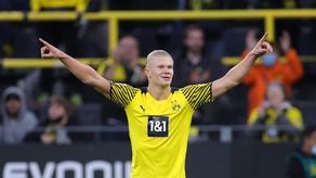 Haaland y Lewandowski