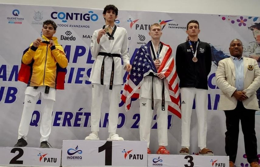 Ian Romero se llevó la medalla de bronce en la categoría sub-22 en los Panamericanos de taekwondo.&nbsp;