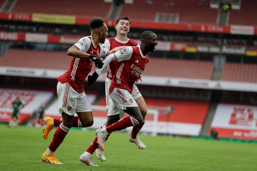 Saka y Pepé ponen al Arsenal de Arteta en Champions