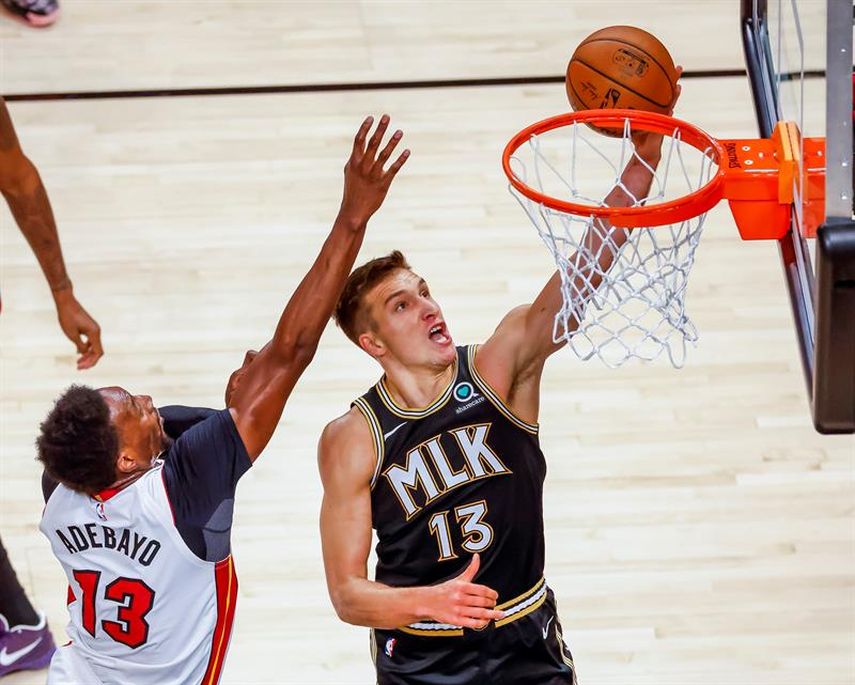 118-103. Ante los Heat, Bogdanovich y Collins superan las bajas y dejan a los Hawks más líderes