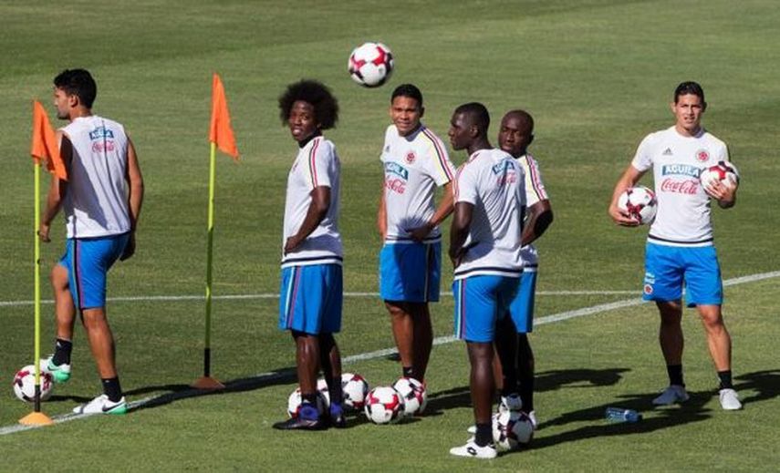 Los jugadores de Colombia dicen que la crisis venezolana no afectará lo futbolístico