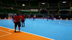 Panamá hizo su reconocimiento de cancha previo al debut.