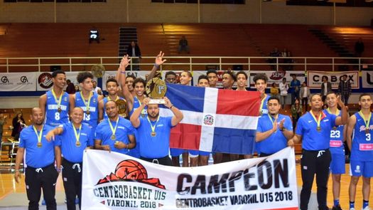 Dominicana campeón del Centrobasket U15