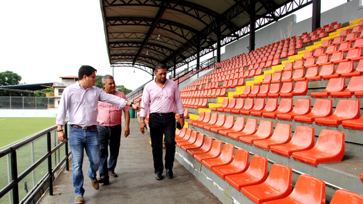 Gira en el Estadio Agustín Muquita Sánchez