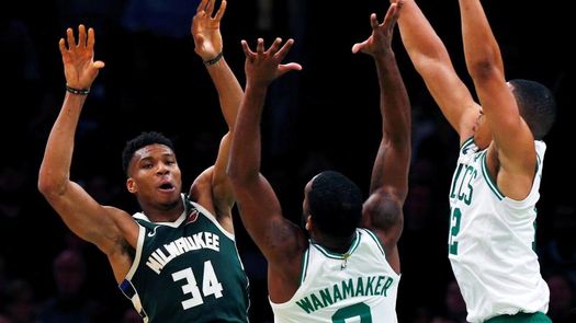 119-112. Todo sigue igual con Antetokounmpo y los Bucks, que ganan a los Celtics