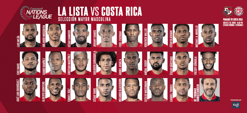 Panamá está lista con sus convocados para la Liga de Naciones