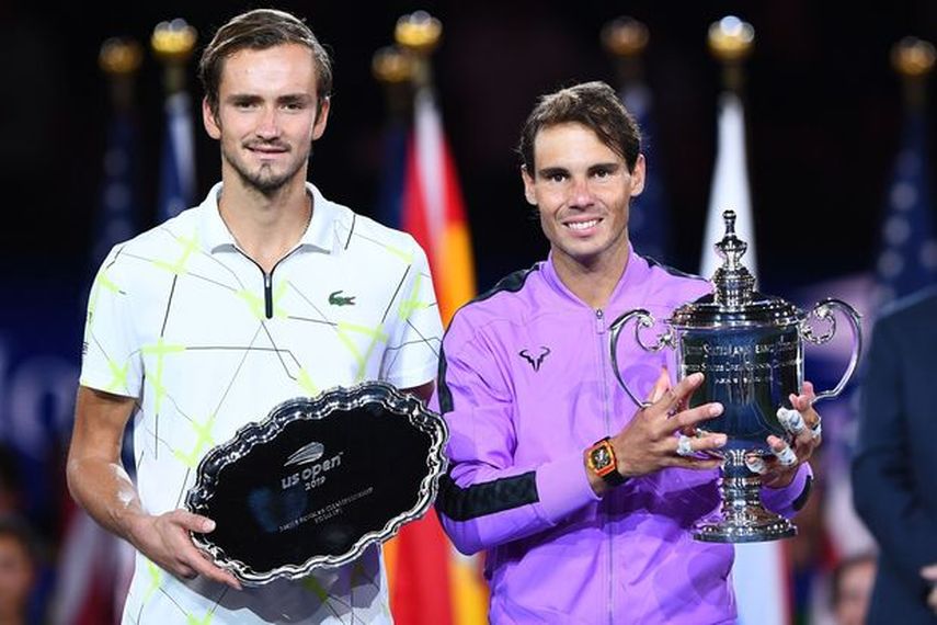 Rafa Nadal y Daniil Medvedev