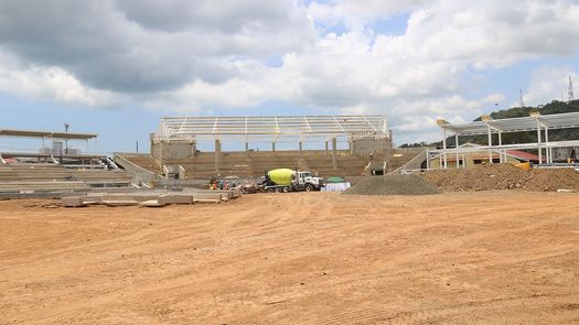 Construcción  del estadio Juan Demóstenes Arosemena avanza en un 35 por ciento