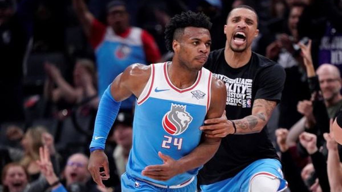 99-107. Hield logra doble-doble y los Kings llegan a cuatro victorias seguidas