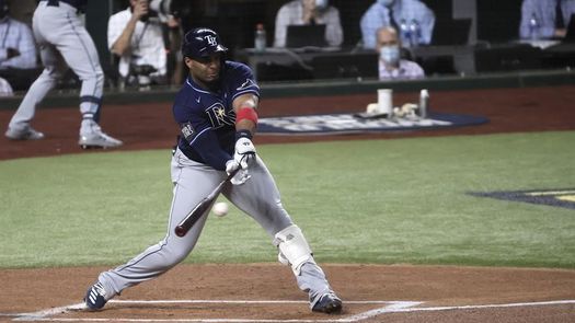 7-3. Díaz, Arozarena y Zunino jonronean contra los Medias Rojas