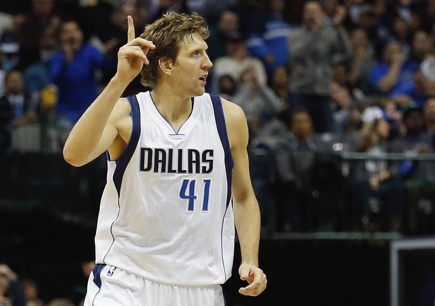 106-98. Nowitzki supera a Olajuwon en puntos anotados y ganan los Mavericks