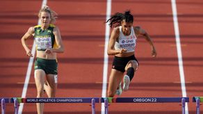 Gianna Woodruff logró su mejor marca del año en Florencia