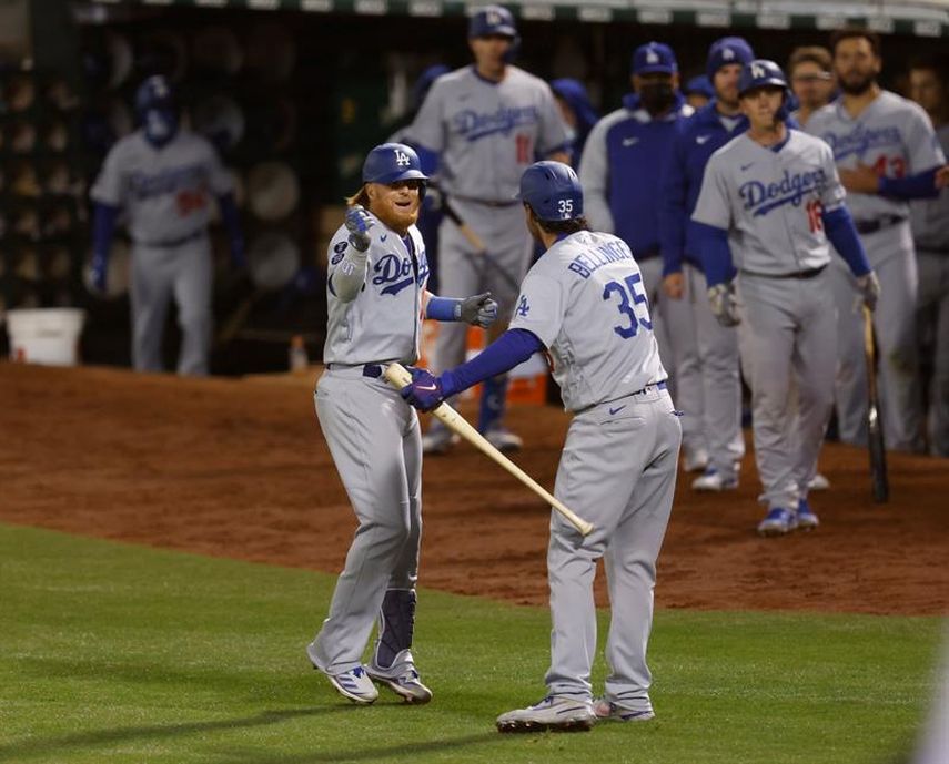 1-0. Turner jonronea y sella el triunfo de los Dodgers