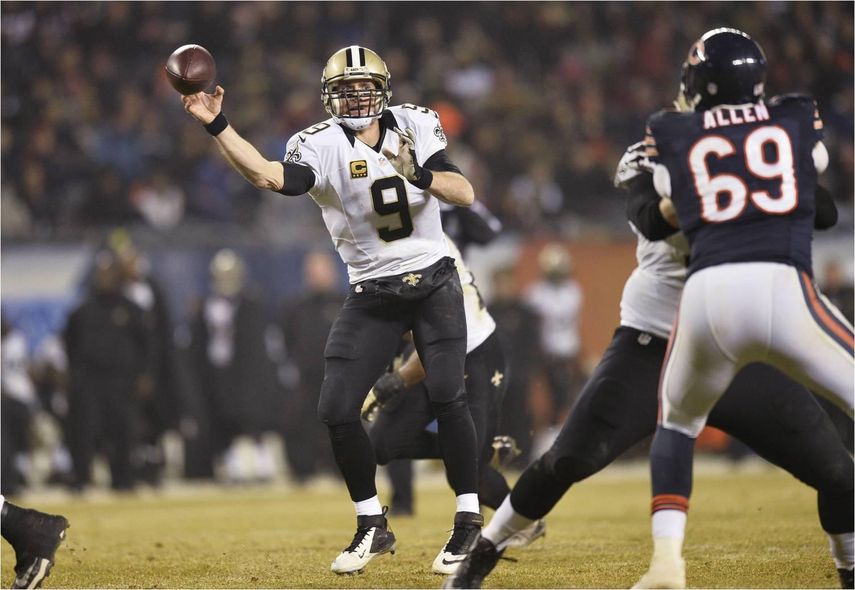 15-31. Brees recuperó su mejor forma y los Saints el liderato