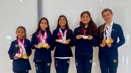 Equipo de gimnastas que representaron a Panamá en el Campeonato Centroamericano de Costa Rica.&nbsp;