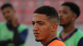 Orelien en el entreno de hoy.&nbsp;