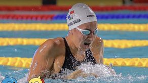 Emily Santos impone récord nacional en Mundial de Natación