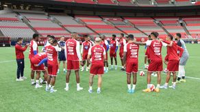 Panamá aprovechó para entrenar en el BC Place.&nbsp;