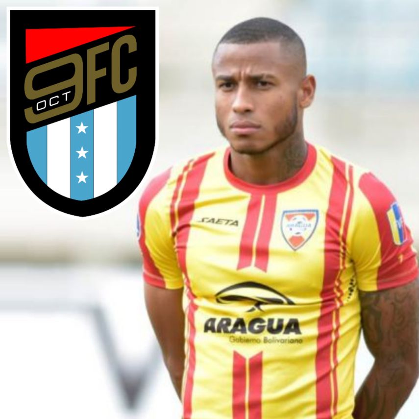 Alfredo Stephens con la casaca del Aragua FC.&nbsp;