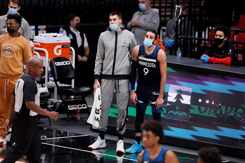 Rubio y Juancho ayudan en el triunfo de Minnesota; se lesiona Ibaka con los Clippers