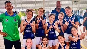 Equipo&nbsp;de la categoría Sub-12 femenina&nbsp;de&nbsp;la Academia Interamericana de Panamá (AIP).&nbsp;