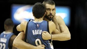 Pau y Marc Gasol volvieron a ser decisivos y Rubio mostró su mejor versión