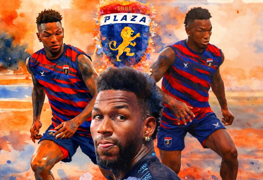 Plaza presentó a Omar Browne en sus redes.&nbsp;