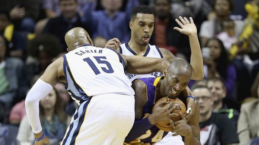 107-102. Conley encabezó el ataque ganador de los Grizzlies; Bryant peor marca NBA