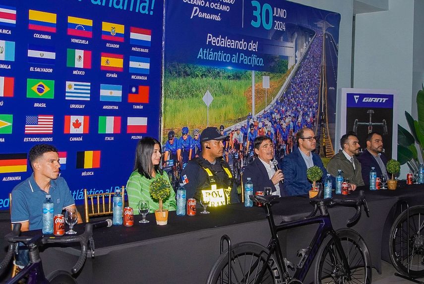 Ciclistas de diferentes países participarán en el Gran Fondo Oceáno a Oceáno 2024.&nbsp;