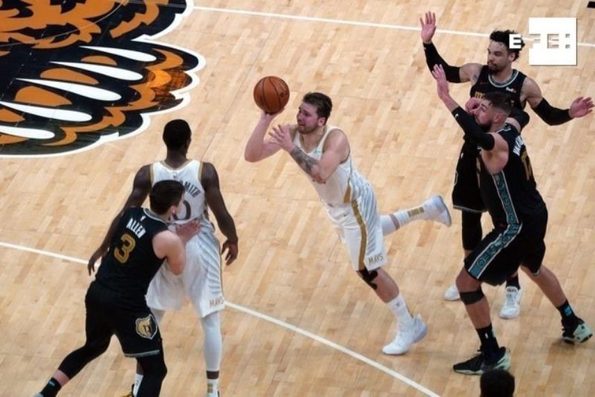 113-114. Doncic, con triple espectacular, roba el triunfo a los Grizzlies