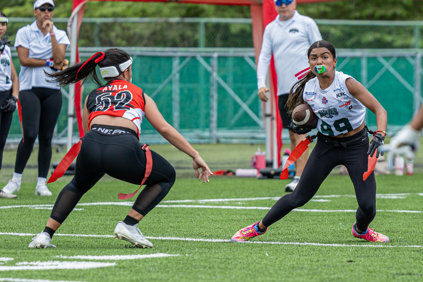 Las Semifinales de la temporada 2025 de la Kiwanis Football League (KFL) en la división Varsity Flag femenino