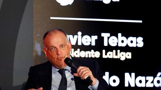 Tebas confía en que LaLiga vuelva a mediados de junio