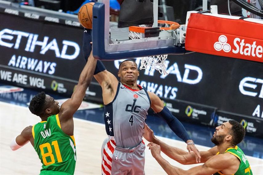 131-122. La clase individual de Westbrook y Beal se impone ante los Jazz