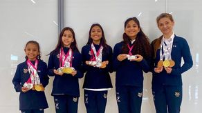 Equipo de gimnastas que representaron a Panamá en el Campeonato Centroamericano de Costa Rica.&nbsp;