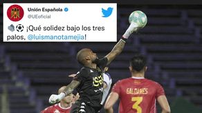 Mejía grande en el juego aéreo.&nbsp;