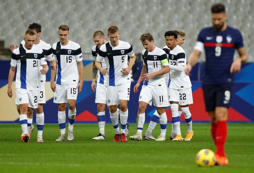 0-2. Una Francia desangelada cae ante una ordenada Finlandia